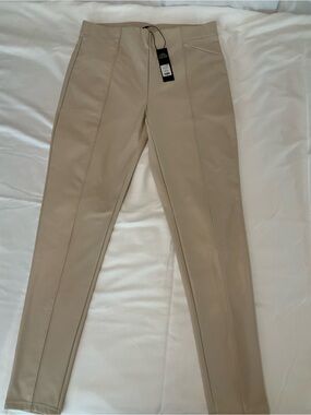 Fashion Nova Women’s Slim Khaki Chinos - Light Tan